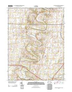 Mason and Dixon Pennsylvania Historical topographic map, 1:24000 scale, 7.5 X 7.5 Minute, Year 2013
