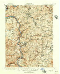 Masontown Pennsylvania Historical topographic map, 1:62500 scale, 15 X 15 Minute, Year 1931