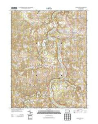 Masontown Pennsylvania Historical topographic map, 1:24000 scale, 7.5 X 7.5 Minute, Year 2013