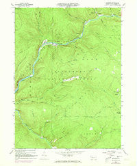 Mayburg Pennsylvania Historical topographic map, 1:24000 scale, 7.5 X 7.5 Minute, Year 1966