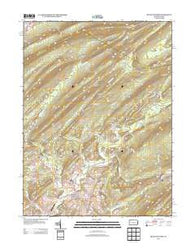 McAlevys Fort Pennsylvania Historical topographic map, 1:24000 scale, 7.5 X 7.5 Minute, Year 2013