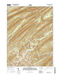 McAlevys Fort Pennsylvania Current topographic map, 1:24000 scale, 7.5 X 7.5 Minute, Year 2016