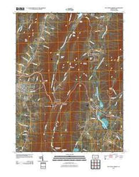 McConnellsburg Pennsylvania Historical topographic map, 1:24000 scale, 7.5 X 7.5 Minute, Year 2010