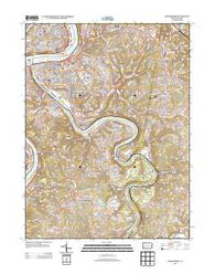 McKeesport Pennsylvania Historical topographic map, 1:24000 scale, 7.5 X 7.5 Minute, Year 2013