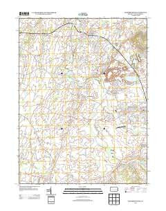 McSherrystown Pennsylvania Historical topographic map, 1:24000 scale, 7.5 X 7.5 Minute, Year 2013
