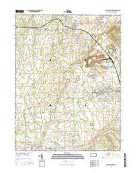McSherrystown Pennsylvania Current topographic map, 1:24000 scale, 7.5 X 7.5 Minute, Year 2016