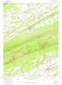 Mc Clure Pennsylvania Historical topographic map, 1:24000 scale, 7.5 X 7.5 Minute, Year 1959