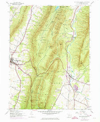 Mc Connellsburg Pennsylvania Historical topographic map, 1:24000 scale, 7.5 X 7.5 Minute, Year 1944