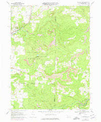 Mc Gees Mills Pennsylvania Historical topographic map, 1:24000 scale, 7.5 X 7.5 Minute, Year 1968