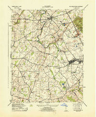 Mc Sherrystown Pennsylvania Historical topographic map, 1:31680 scale, 7.5 X 7.5 Minute, Year 1944