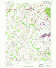Mc Sherrystown Pennsylvania Historical topographic map, 1:24000 scale, 7.5 X 7.5 Minute, Year 1944