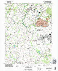 Mc Sherrystown Pennsylvania Historical topographic map, 1:24000 scale, 7.5 X 7.5 Minute, Year 1990