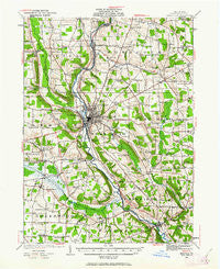 Meadville Pennsylvania Historical topographic map, 1:62500 scale, 15 X 15 Minute, Year 1923