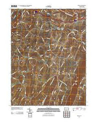 Mench Pennsylvania Historical topographic map, 1:24000 scale, 7.5 X 7.5 Minute, Year 2010