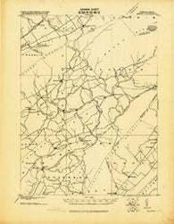 Menno Pennsylvania Historical topographic map, 1:62500 scale, 15 X 15 Minute, Year 1919