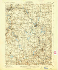 Mercer Pennsylvania Historical topographic map, 1:62500 scale, 15 X 15 Minute, Year 1913