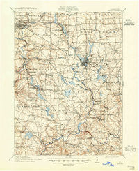 Mercer Pennsylvania Historical topographic map, 1:62500 scale, 15 X 15 Minute, Year 1913