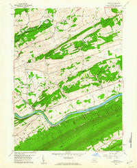 Mexico Pennsylvania Historical topographic map, 1:24000 scale, 7.5 X 7.5 Minute, Year 1959