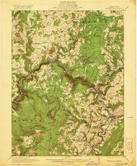 Meyersdale Pennsylvania Historical topographic map, 1:62500 scale, 15 X 15 Minute, Year 1921