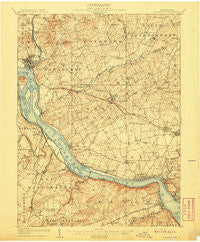 Middletown Pennsylvania Historical topographic map, 1:62500 scale, 15 X 15 Minute, Year 1908