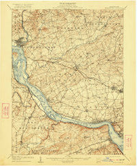 Middletown Pennsylvania Historical topographic map, 1:62500 scale, 15 X 15 Minute, Year 1908