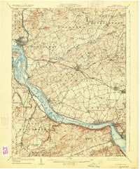 Middletown Pennsylvania Historical topographic map, 1:62500 scale, 15 X 15 Minute, Year 1908