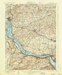 Middletown Pennsylvania Historical topographic map, 1:62500 scale, 15 X 15 Minute, Year 1908