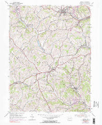 Midway Pennsylvania Historical topographic map, 1:24000 scale, 7.5 X 7.5 Minute, Year 1954