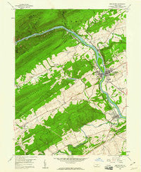 Mifflintown Pennsylvania Historical topographic map, 1:24000 scale, 7.5 X 7.5 Minute, Year 1959