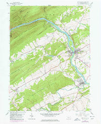 Mifflintown Pennsylvania Historical topographic map, 1:24000 scale, 7.5 X 7.5 Minute, Year 1959