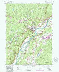 Milford Pennsylvania Historical topographic map, 1:24000 scale, 7.5 X 7.5 Minute, Year 1958