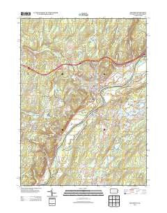 Milford Pennsylvania Historical topographic map, 1:24000 scale, 7.5 X 7.5 Minute, Year 2013