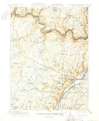 Milford Pennsylvania Historical topographic map, 1:62500 scale, 15 X 15 Minute, Year 1915