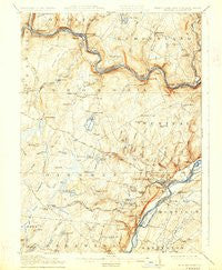 Milford Pennsylvania Historical topographic map, 1:62500 scale, 15 X 15 Minute, Year 1915