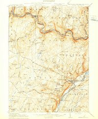 Milford Pennsylvania Historical topographic map, 1:62500 scale, 15 X 15 Minute, Year 1915
