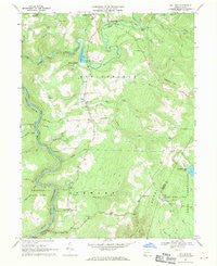 Mill Run Pennsylvania Historical topographic map, 1:24000 scale, 7.5 X 7.5 Minute, Year 1967