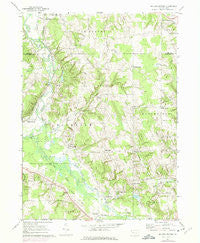Millers Station Pennsylvania Historical topographic map, 1:24000 scale, 7.5 X 7.5 Minute, Year 1967