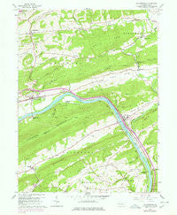 Millerstown Pennsylvania Historical topographic map, 1:24000 scale, 7.5 X 7.5 Minute, Year 1959