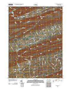 Millheim Pennsylvania Historical topographic map, 1:24000 scale, 7.5 X 7.5 Minute, Year 2010