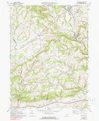 Millville Pennsylvania Historical topographic map, 1:24000 scale, 7.5 X 7.5 Minute, Year 1968