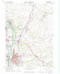 Milton Pennsylvania Historical topographic map, 1:24000 scale, 7.5 X 7.5 Minute, Year 1965