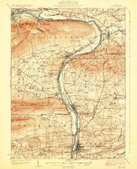 Milton Pennsylvania Historical topographic map, 1:62500 scale, 15 X 15 Minute, Year 1924