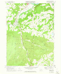 Monroeton Pennsylvania Historical topographic map, 1:24000 scale, 7.5 X 7.5 Minute, Year 1969