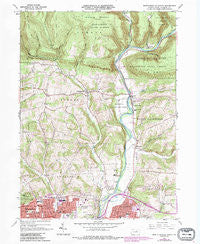 Montoursville North Pennsylvania Historical topographic map, 1:24000 scale, 7.5 X 7.5 Minute, Year 1965