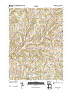 Montrose West Pennsylvania Historical topographic map, 1:24000 scale, 7.5 X 7.5 Minute, Year 2013