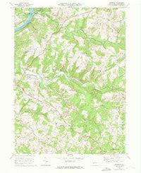 Mosgrove Pennsylvania Historical topographic map, 1:24000 scale, 7.5 X 7.5 Minute, Year 1968