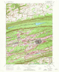 Mount Carmel Pennsylvania Historical topographic map, 1:24000 scale, 7.5 X 7.5 Minute, Year 1955