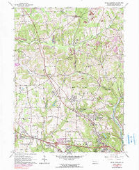 Mount Chestnut Pennsylvania Historical topographic map, 1:24000 scale, 7.5 X 7.5 Minute, Year 1964