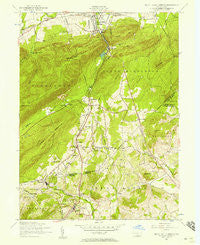 Mount Holly Springs Pennsylvania Historical topographic map, 1:24000 scale, 7.5 X 7.5 Minute, Year 1952