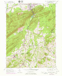 Mount Holly Springs Pennsylvania Historical topographic map, 1:24000 scale, 7.5 X 7.5 Minute, Year 1952